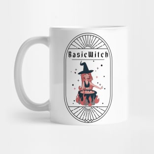 Basic Witch Funny Halloween Design Mug